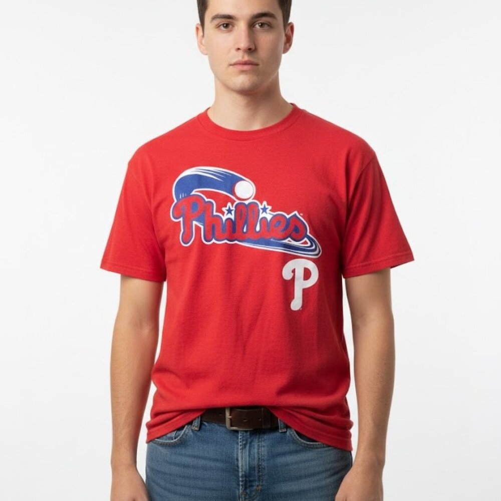 Mens Philadelphia phillies #1 dad tee shirt size XXL new with tags